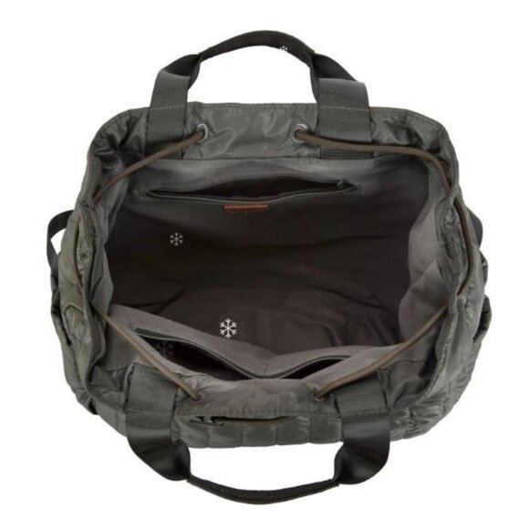 LEE49-002 LEE Quilted Puffer Drawstring Backpack " - Picture 3 of 7